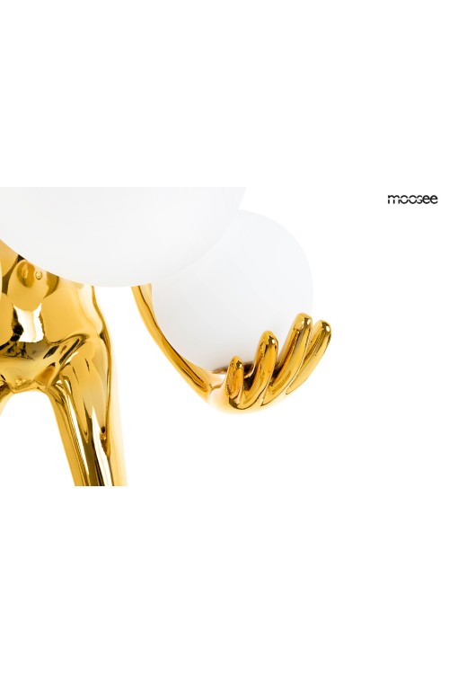 MOOSEE lampa podłogowa HUMAN GOLD         PREMIUM