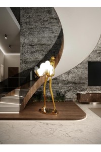 MOOSEE lampa podłogowa HUMAN GOLD         PREMIUM