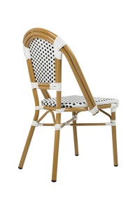 Krzesło ogrodowe CAFE PARIS białe rattan