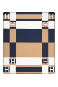 Koc SHP PARIS HOME granatowy / brązowy