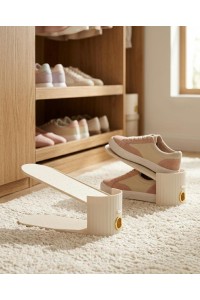 Zestaw 3 wkładek do szafy na buty SHP     EASY beżowy