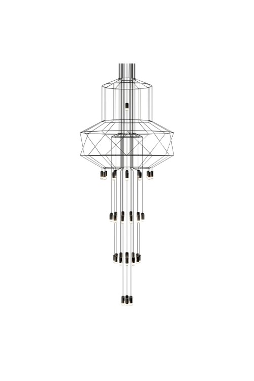 MOOSEE lampa wisząca FLUSSO 43 czarna