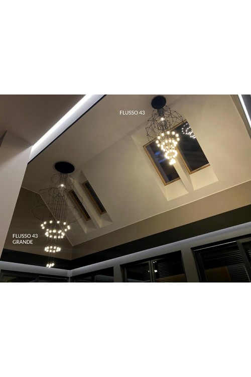 MOOSEE lampa wisząca FLUSSO 43 czarna