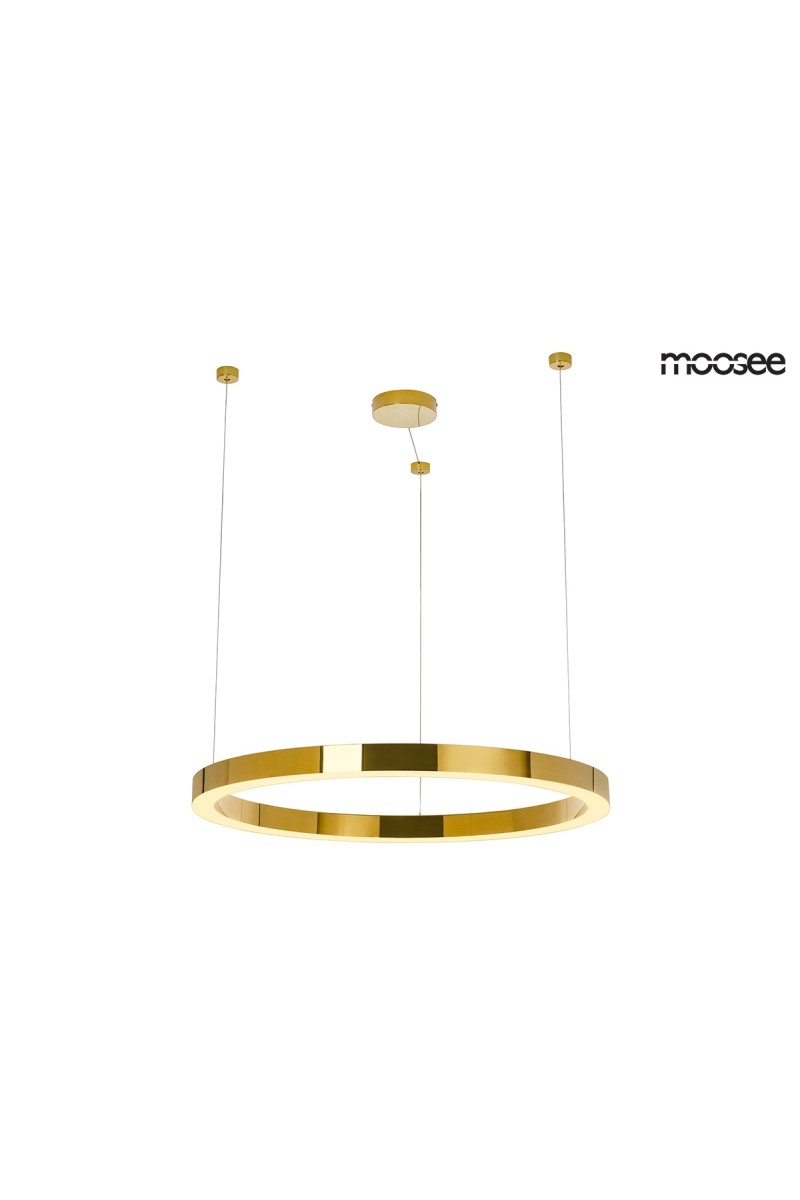 MOOSEE lampa wisząca RING LUXURY 90  złota