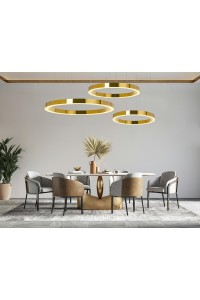 MOOSEE lampa wisząca RING LUXURY 90  złota