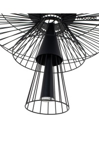 MOOSEE lampa wisząca SESTO czarna