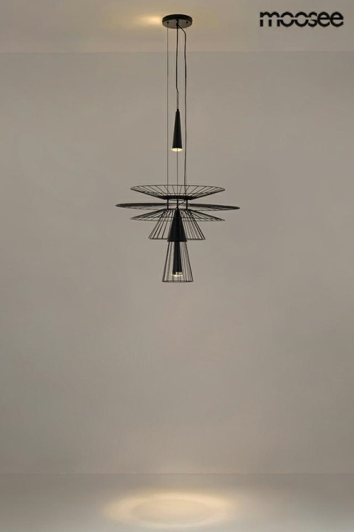 MOOSEE lampa wisząca SESTO czarna
