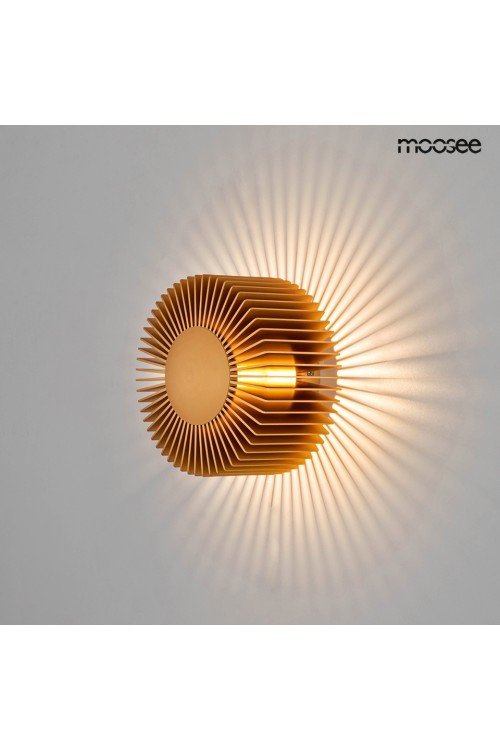 MOOSEE lampa ścienna SUNNY złota