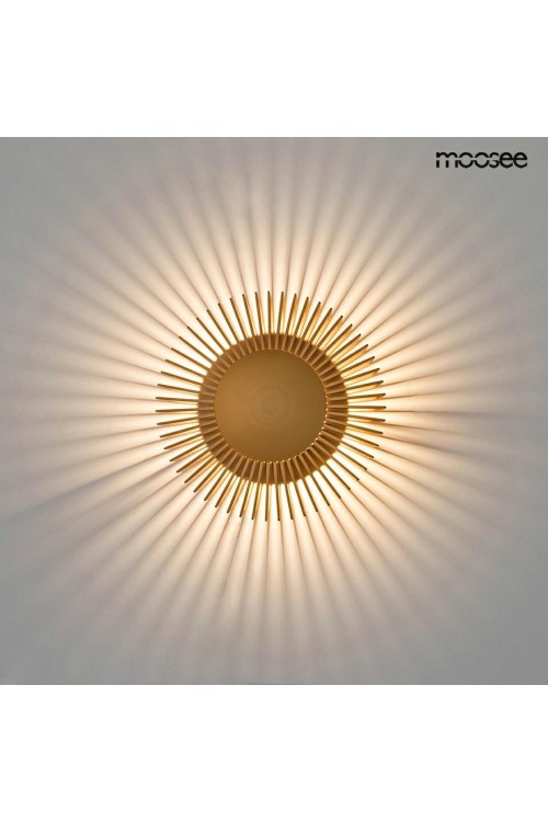 MOOSEE lampa ścienna SUNNY złota