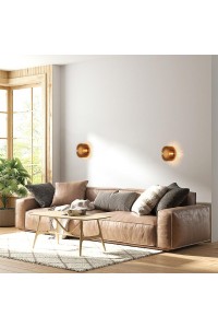 MOOSEE lampa ścienna SUNNY złota