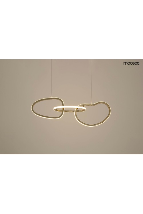 MOOSEE lampa wisząca JAZZ 3 złota