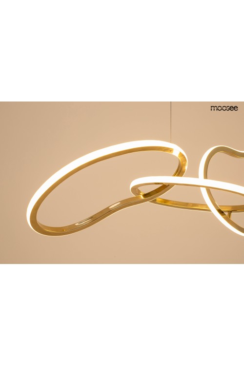 MOOSEE lampa wisząca JAZZ 3 złota