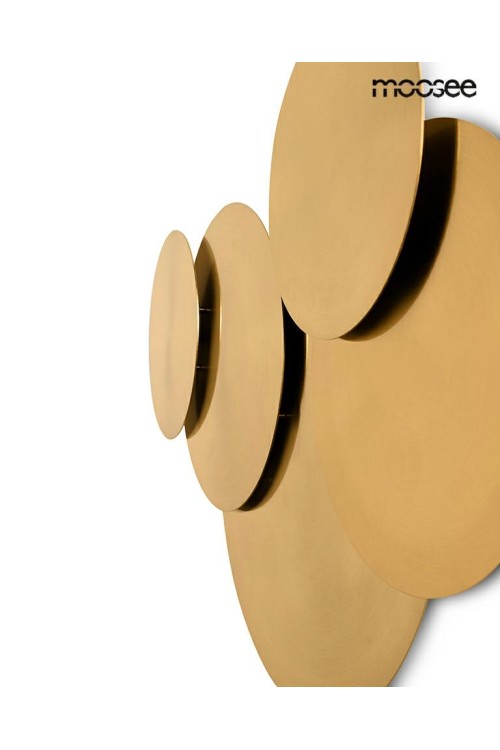 MOOSEE lampa ścienna SCUDO złota