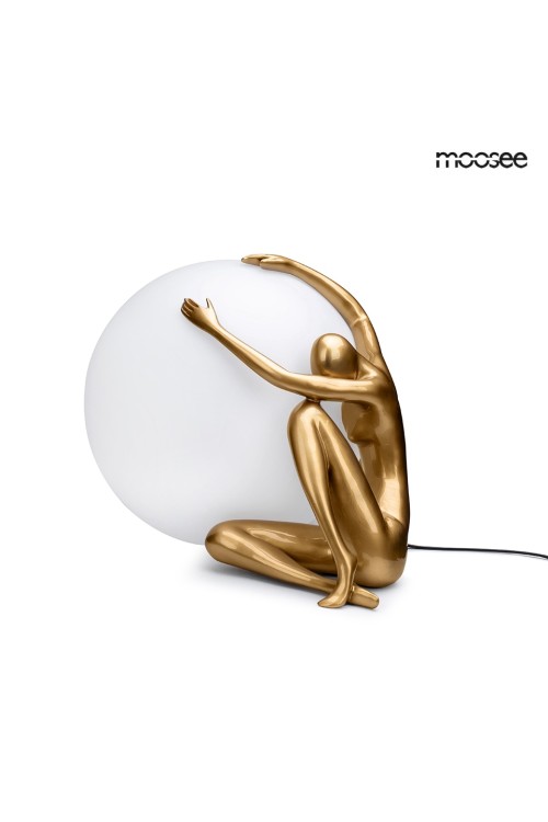MOOSEE lampa stołowa UOMO 50 złota