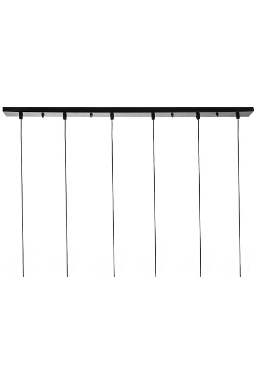MOOSEE lampa wisząca FLUSSO LINE 6        czarna