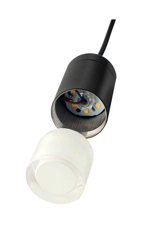 MOOSEE lampa wisząca FLUSSO LINE 6        czarna