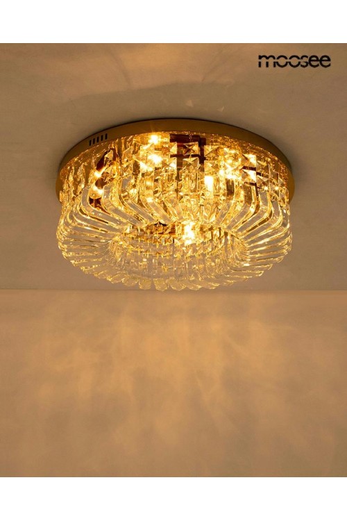 MOOSEE lampa sufitowa / plafon BALUNA 80  złota