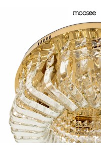 MOOSEE lampa sufitowa / plafon BALUNA 80  złota