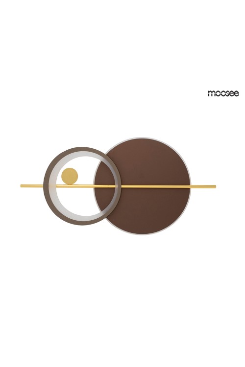 MOOSEE lampa ścienna MOONS złota