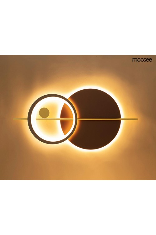 MOOSEE lampa ścienna MOONS złota