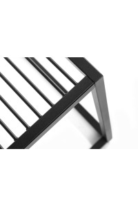 Stolik GALLER dąb - gazetnik, MDF, metal