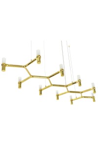 MOOSEE lampa wisząca ATOMIC LONG złota