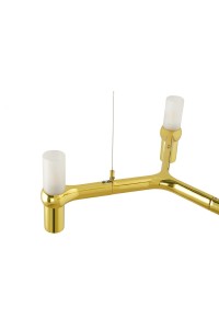 MOOSEE lampa wisząca ATOMIC LONG złota