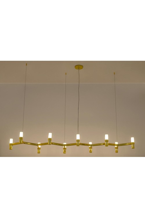MOOSEE lampa wisząca ATOMIC LONG złota