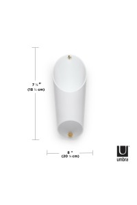 UMBRA kwietnik FLORALINK biały