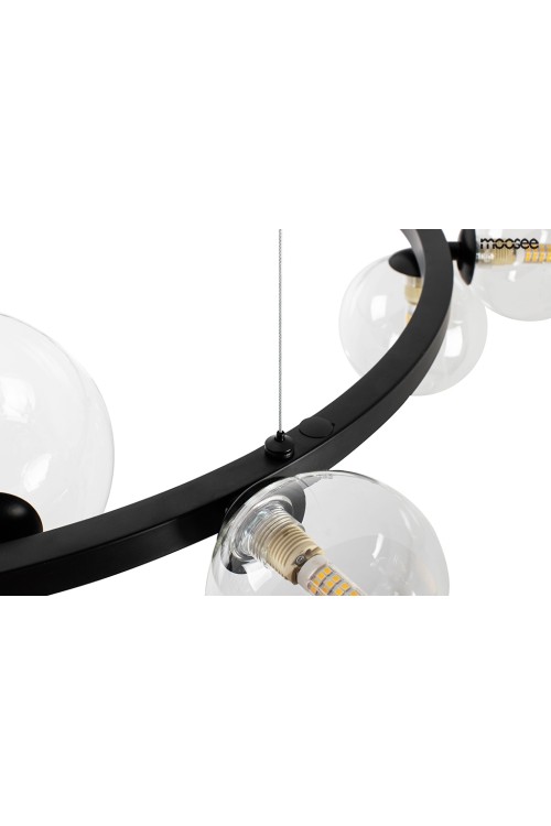 MOOSEE lampa wisząca ALURE 85 czarna