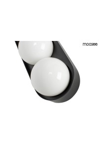 MOOSEE lampa ścienna DROPS 3 czarna