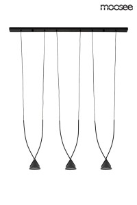 MOOSEE lampa wisząca ATLAS 3 czarna