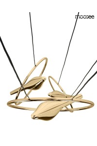 MOOSEE lampa wisząca BIRD DISC złota