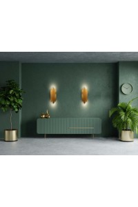 MOOSEE lampa ścienna HARMONIC złota