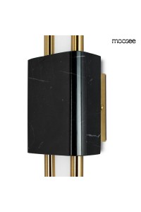 MOOSEE lampa ścienna EVANS czarna / złota