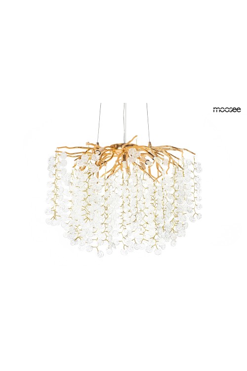 MOOSEE lampa wisząca RIVIERA 80 złota /   clear