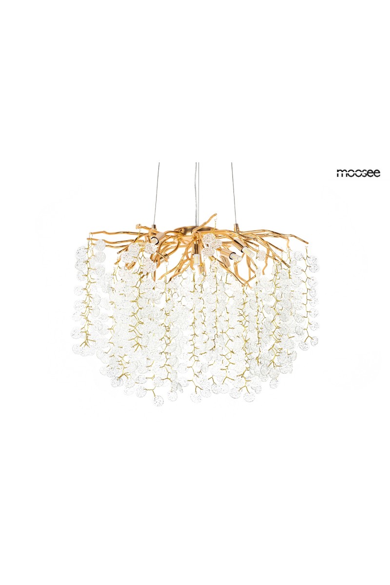 MOOSEE lampa wisząca RIVIERA 80 złota /   clear