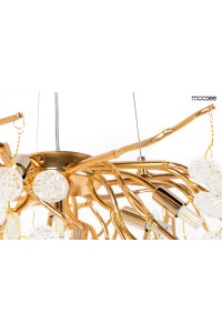 MOOSEE lampa wisząca RIVIERA 80 złota /   clear