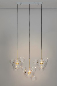 MOOSEE lampa wisząca CAPRI LINE 3 złota