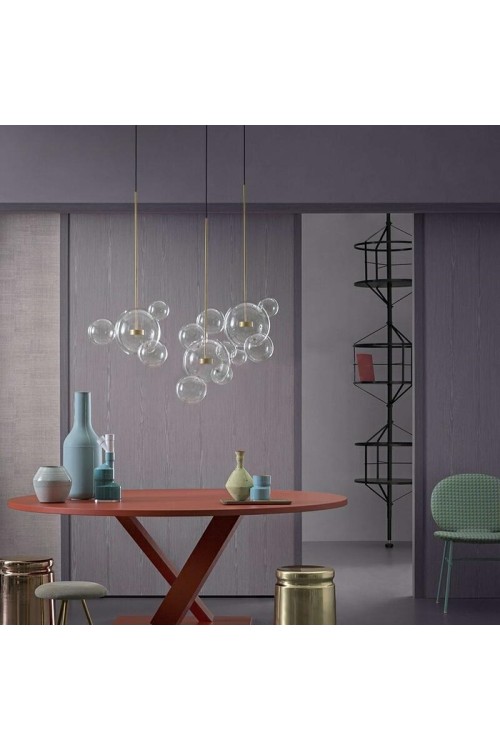 MOOSEE lampa wisząca CAPRI LINE 3 złota