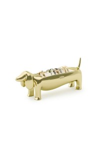 UMBRA stojak na pierścionki DACHSIE       złoty