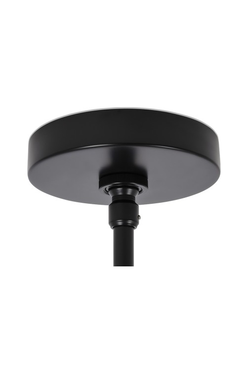 MOOSEE lampa wisząca PLANETARIO 15        czarna - klosze dymione