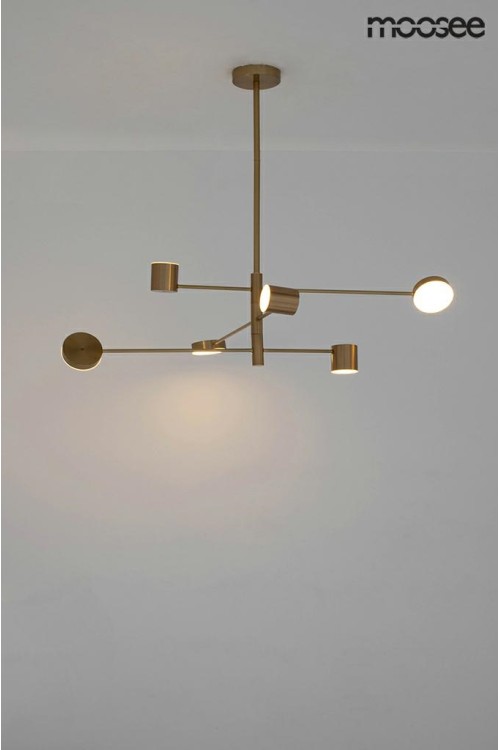 MOOSEE lampa wisząca PIAZETTA złota