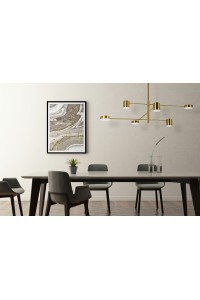 MOOSEE lampa wisząca PIAZETTA złota