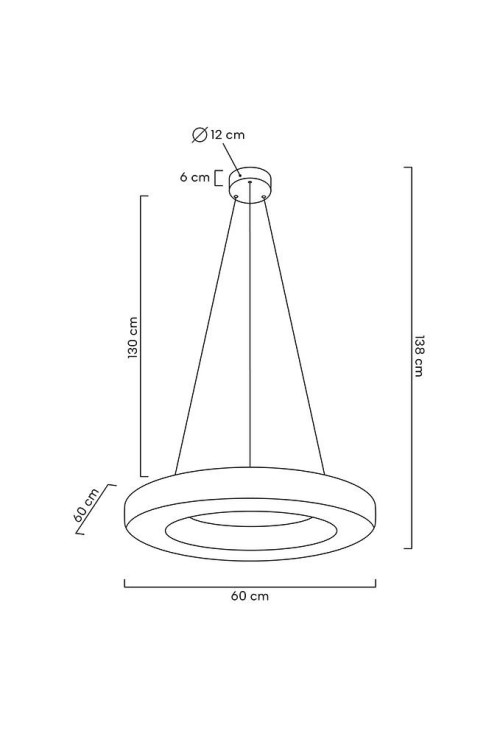 MOOSEE lampa wisząca ALLISIA 60 złota