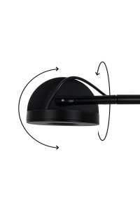 MOOSEE lampa ścienna GEAR czarna