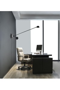 MOOSEE lampa ścienna GEAR czarna