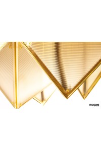 MOOSEE lampa sufitowa / plafon PYRAMIDS   złota