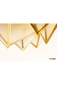 MOOSEE lampa sufitowa / plafon PYRAMIDS   złota