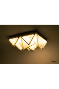 MOOSEE lampa sufitowa / plafon PYRAMIDS   złota
